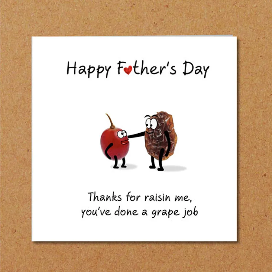 Funny Father’s Day Cards: Dad Jokes Card from Lady Kerry Design