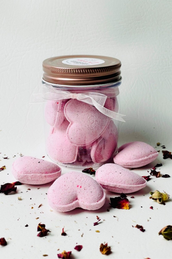 Conversation Heart Bath Bombs
