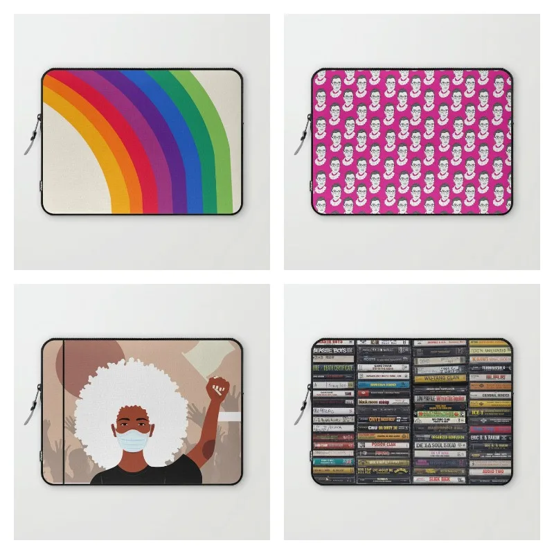 Laptop sleeves for kids: Look for big patterns and washable sleeves for messy kids.