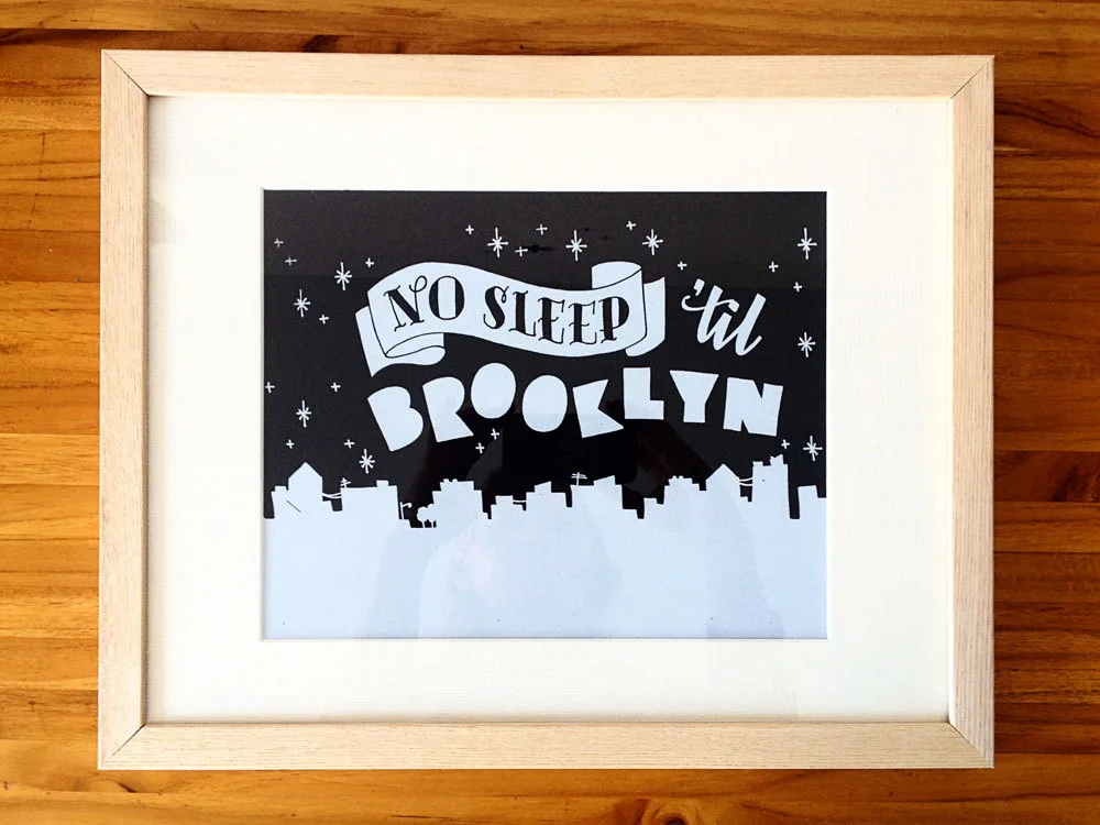 No Sleep til Brooklyn Art Print