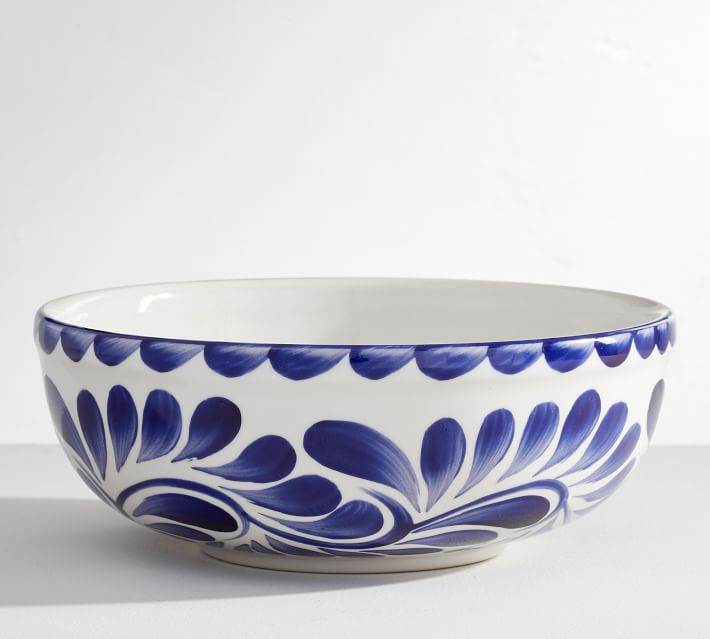 Puebla Stoneware Pasta Bowls (Set)