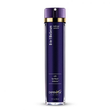 Use the DefenAge 8-in-1 BioSerum with the neck cream.