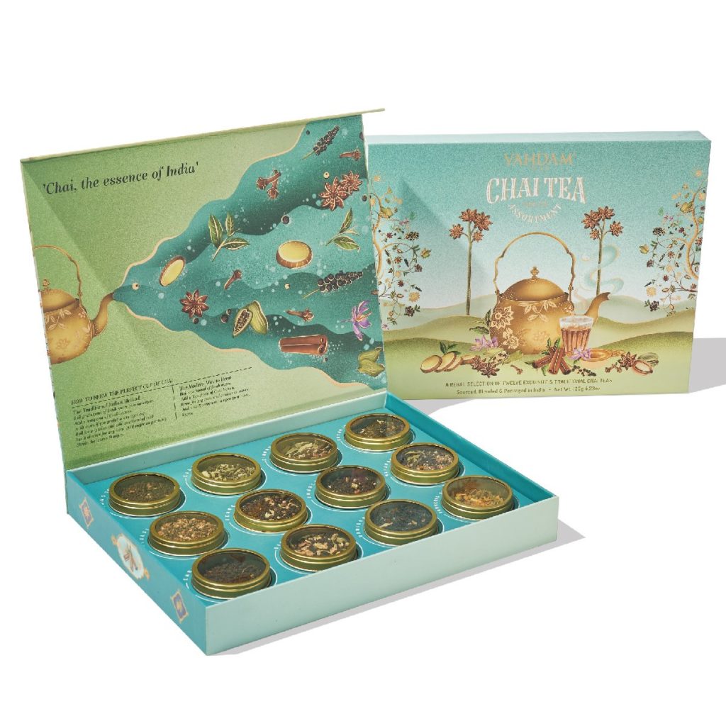 Vaham Chai Tea Box makes a beautiful holiday gift