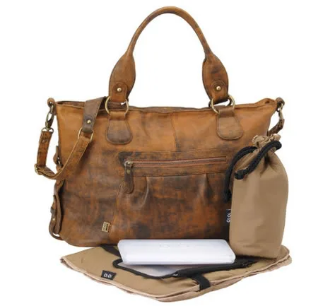 A designer diaper bag that feels like fall