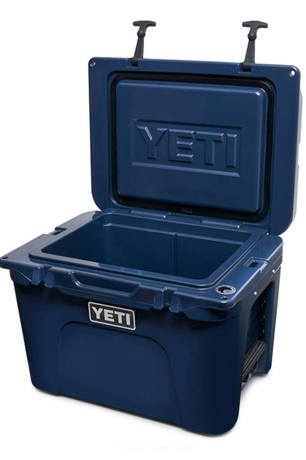 Storm preparedness tips: fill a cooler to keep the kids' snacks, so they don't have to open the fridge