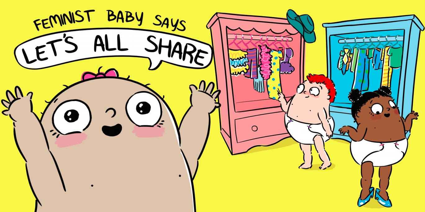Feminist Baby Finds Her Voice | Loryn Brantz Feminist Baby Finds Her Voice | Loryn Brantz