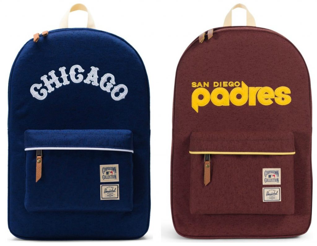 Cool backpacks for tweens + teens: Herschel Supply Cooperstown MLB Vintage Team backpacks Cool backpacks for tweens + teens: Herschel Supply Cooperstown MLB Vintage Team backpacks