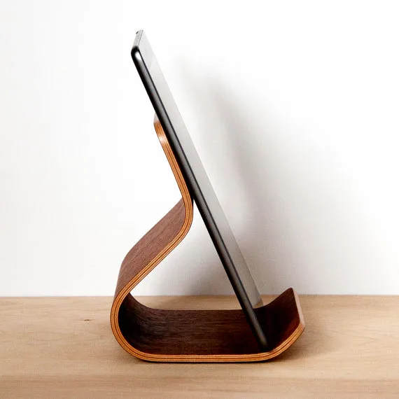 Handmade plywood home accessories: Tablet stand at Ciseal