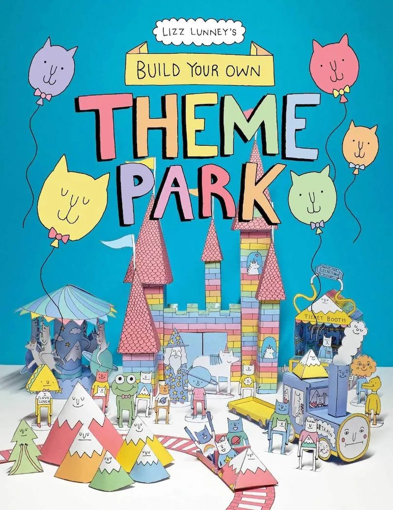 Kids' activity books for summer: Build Your Own Theme Park by
