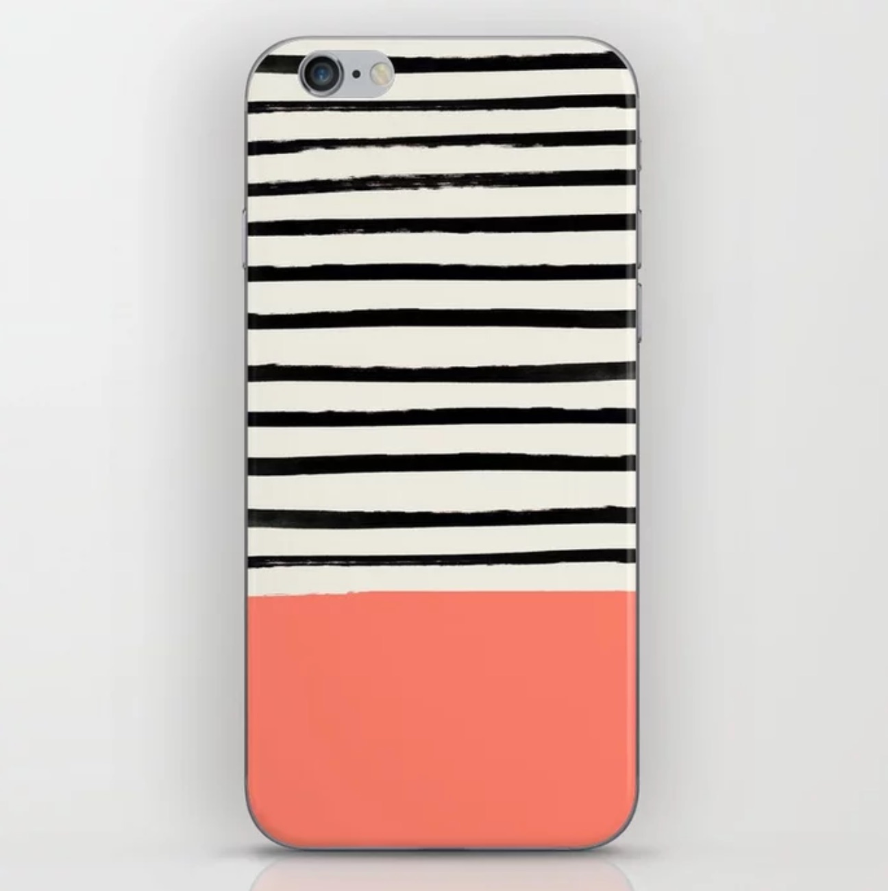 Lovely Living Coral accessories to celebrate the 2019 Pantone color of the year: Society6 coral phone case 