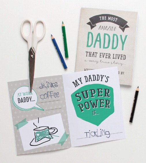 Pasta Portrait Father’s Day Card Template