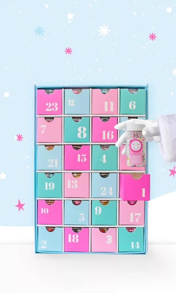 Sprinkle-Stuffed Advent Calendar (Sweetapolita)