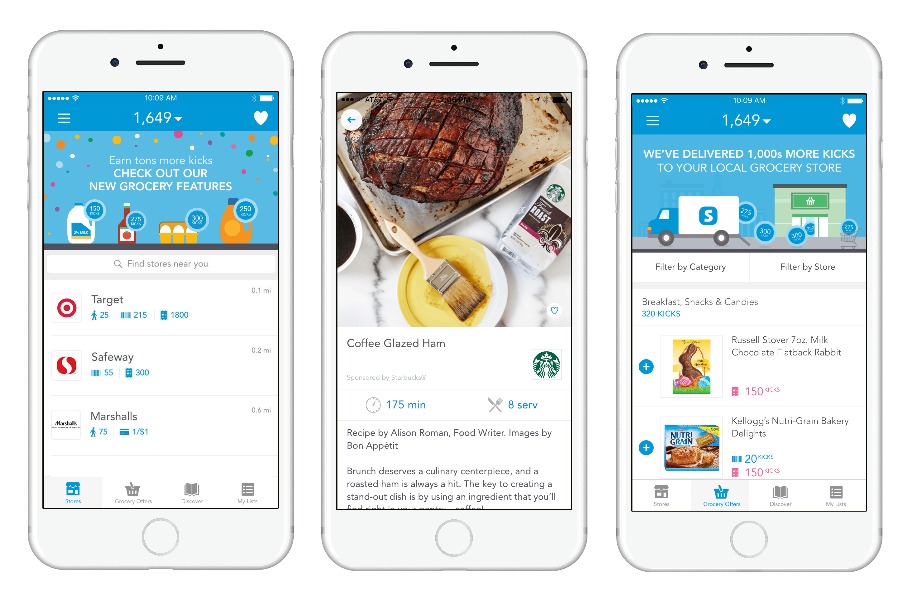 Earn free gift cards for shopping with ShopKick: Now even easier with a new grocery feature Earn free gift cards for shopping with ShopKick: Now even easier with a new grocery feature
