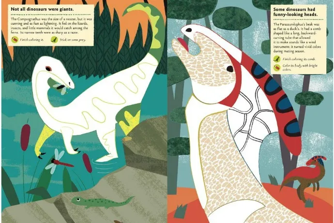 My Nature Sticker Activity Book: In the Age of Dinosaurs