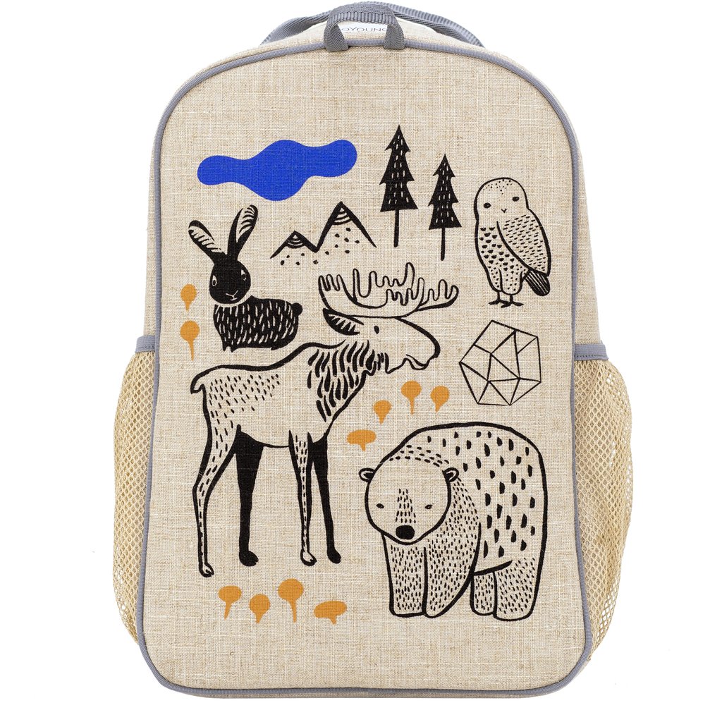 cool backpacks for preschool, kindergarten and little kids: Unisex Wee Gallery nordic print backpack from SoYoung cool backpacks for preschool, kindergarten and little kids: Unisex Wee Gallery nordic print backpack from SoYoung