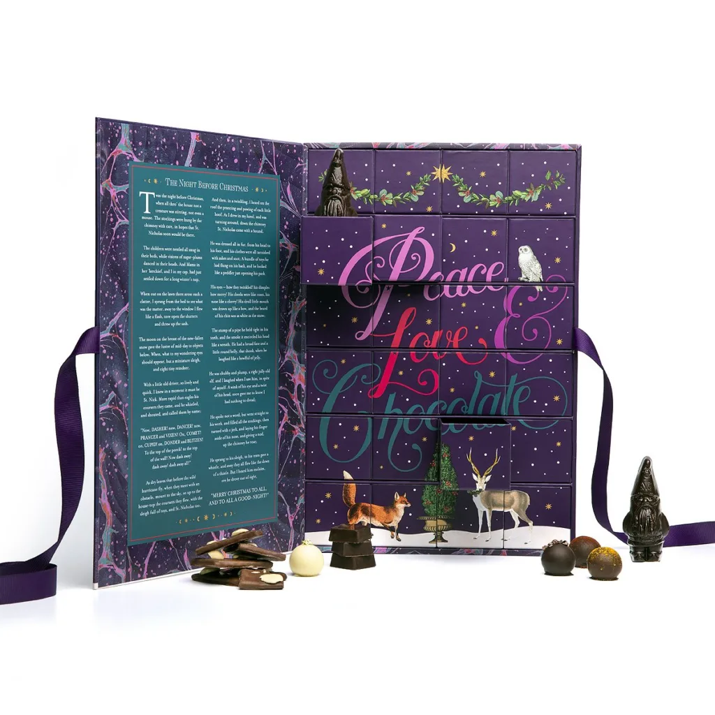 Chocolate Calendar of Advent (Vosges) - Gourmet Chocolate Drawers