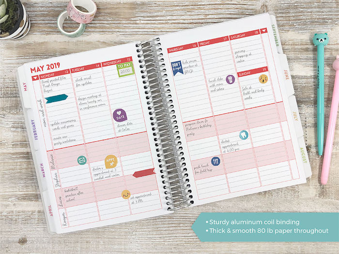 PurpleTrail Customizable Mom/Parent Planner
