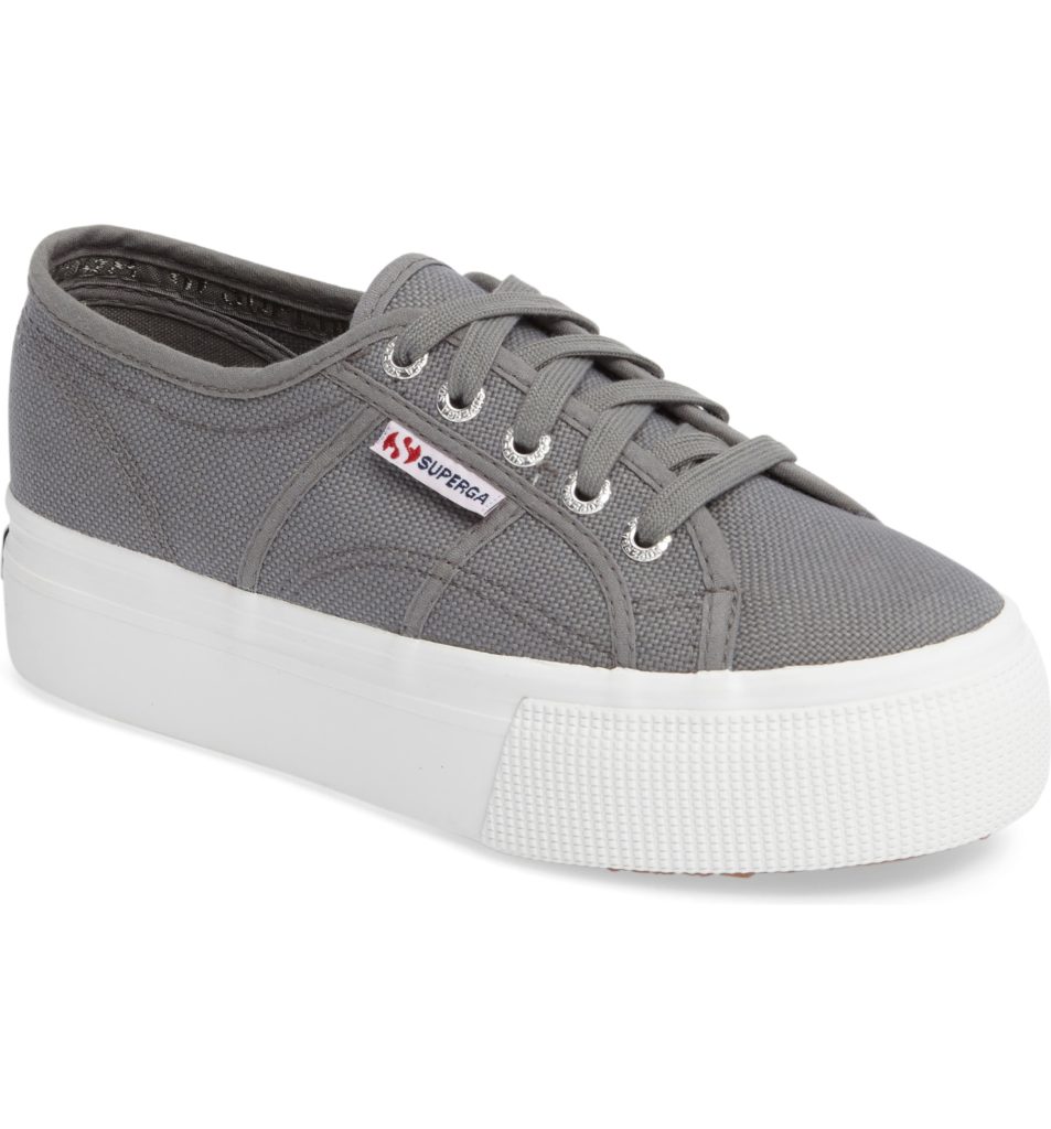 Platform sneakers for fall: Superga Acot Linea Sneakers in 6 colors