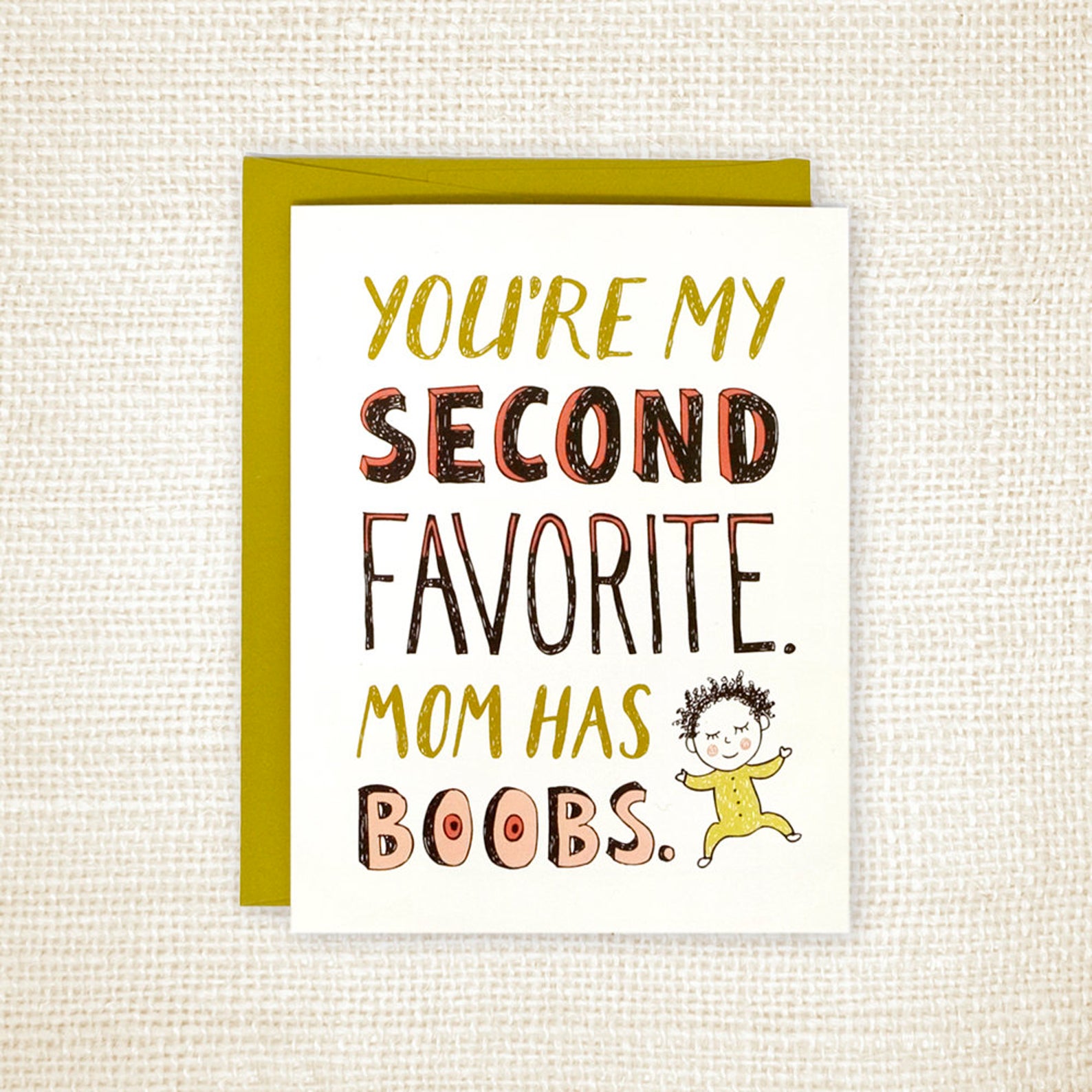 Funny Father's Day cards | Mom has boobs by Wit and Whistle