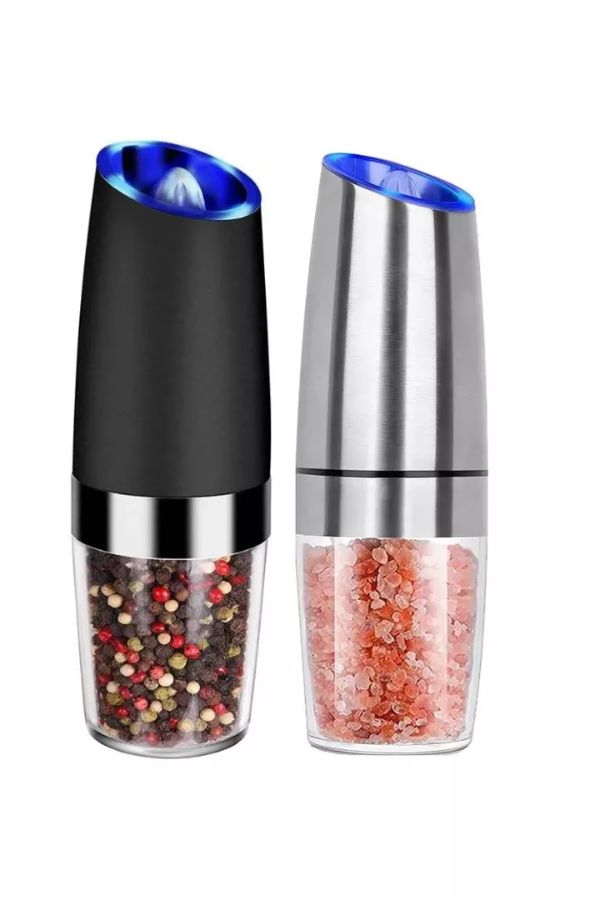 Electric Salt and Pepper Grinder Set
