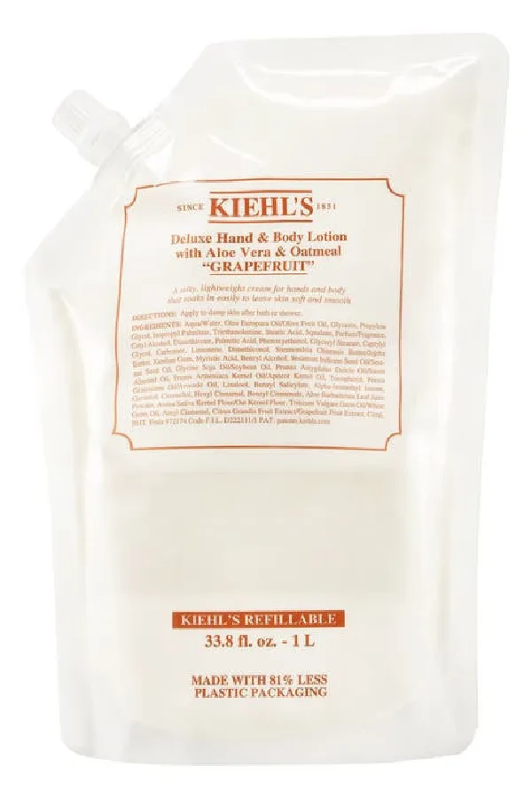 Kiehl's grapefruit shower gel refills are on sale