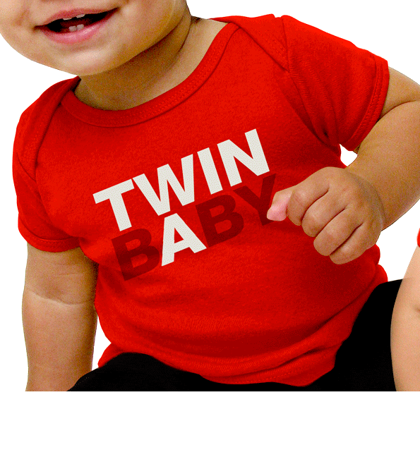 Twin sets for babies of type geeks