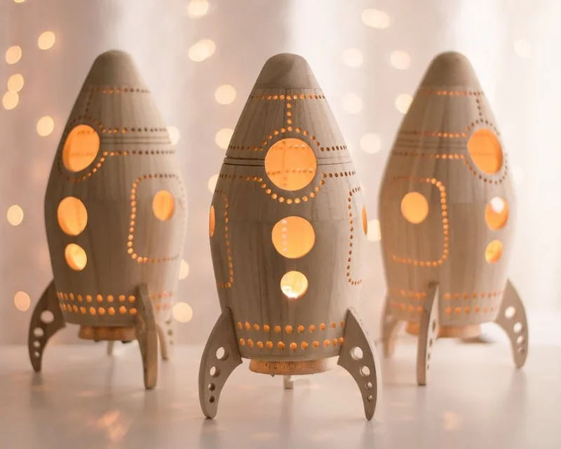 Cool moon toys and gifts for kids: Rocket teether at Tiny Fox Hole