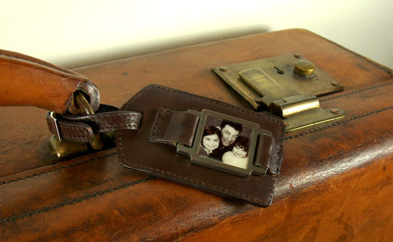 Best Father's Day jewelry and accessories: Custom photo luggage tag at Planet Jill