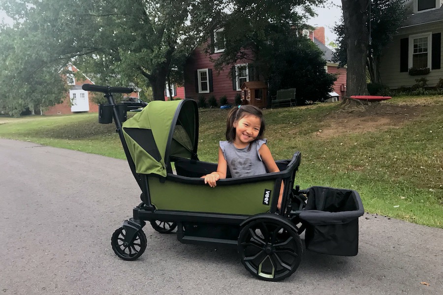 The ultimate kids' wagon: The Veer Cruiser | Photo (c) Kate Etue for Cool Mom Picks The ultimate kids' wagon: The Veer Cruiser | Photo (c) Kate Etue for Cool Mom Picks