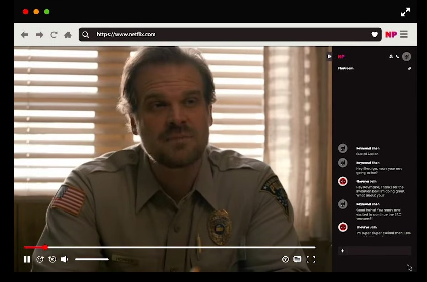 Netflix Party (Teleparty) Chrome Extension