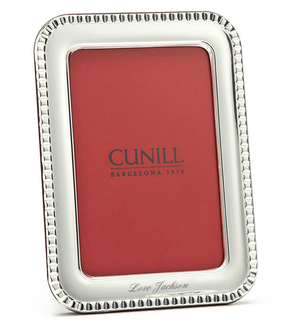 Personalized Keepsake Silver Frame (Saks Fifth Avenue)