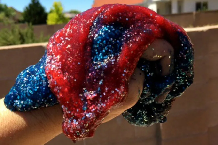 Star-spangled slime: The perfect 4th of July DIY for kids.