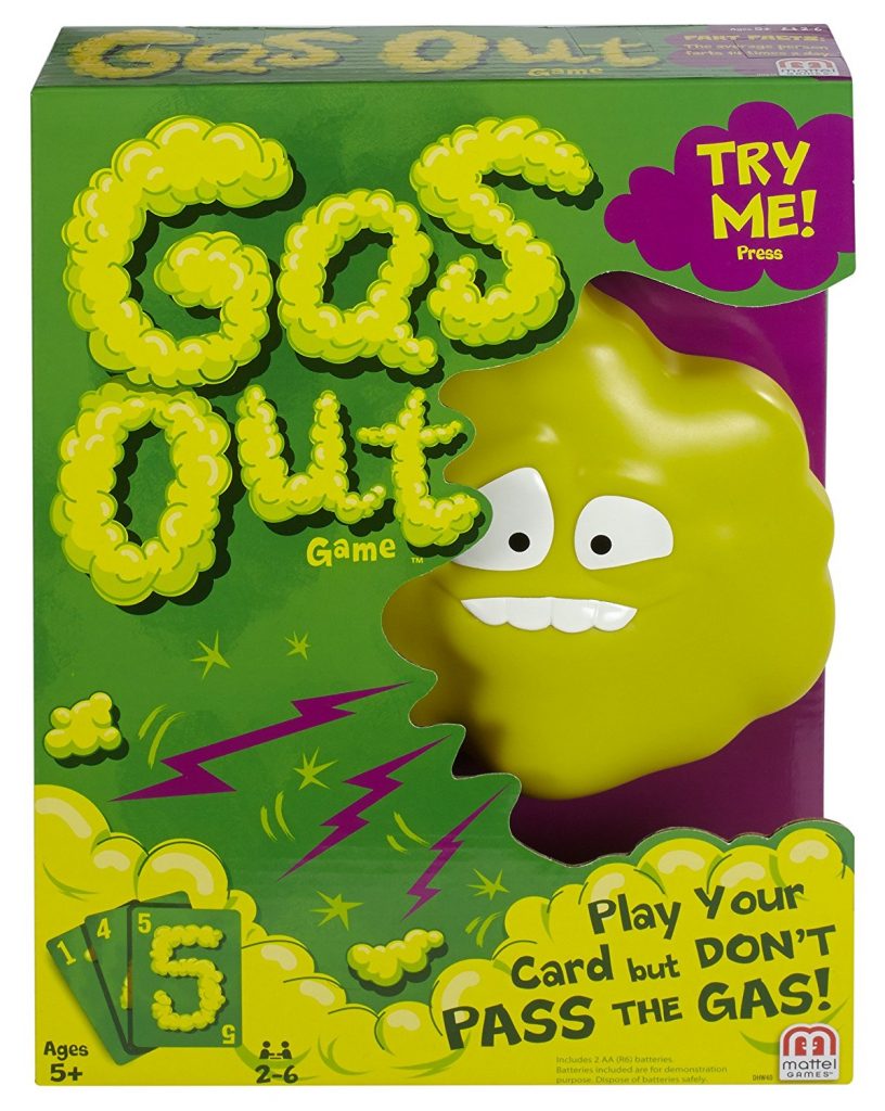 The popular gross-out games right now: Mattel's Gas Out