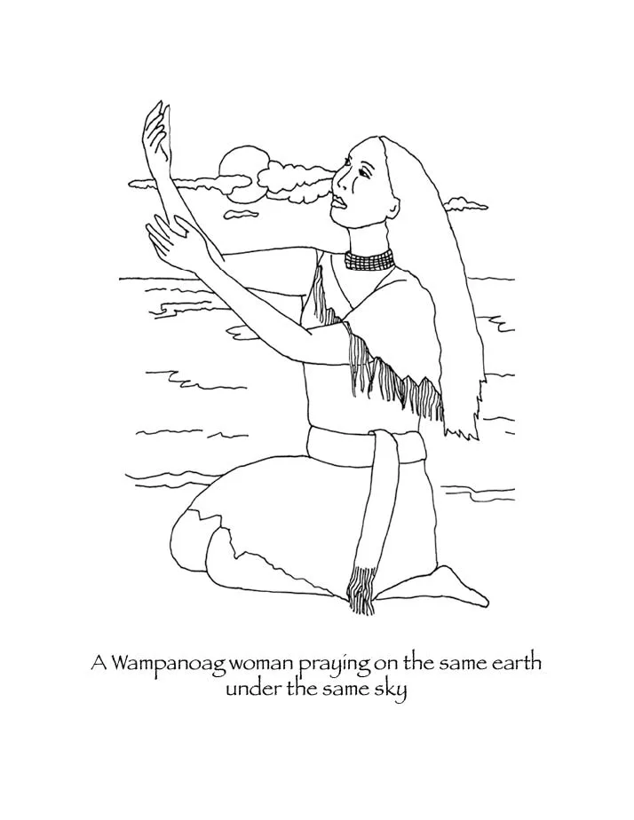 Historically accurate Thanksgiving coloring pages:The real story of Squanto