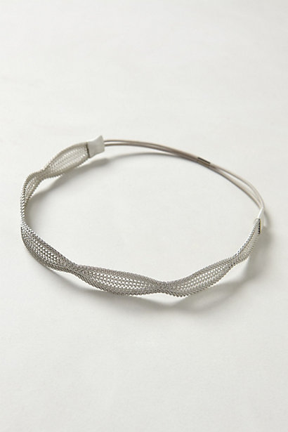 Avril Mesh Silver Headband- Anthropologie | Cool Mom Picks Avril Mesh Silver Headband- Anthropologie | Cool Mom Picks