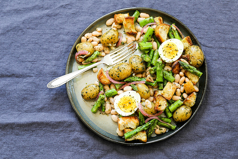 5 light dinners for summer: Spring Pistou Panzanella Salad at Floating Kitchen 5 light dinners for summer: Spring Pistou Panzanella Salad at Floating Kitchen