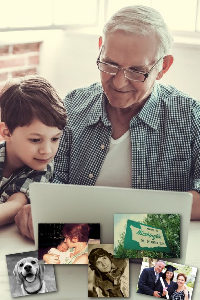 Creative Father's Day gift: create a digital, multimedia time capsule about your family