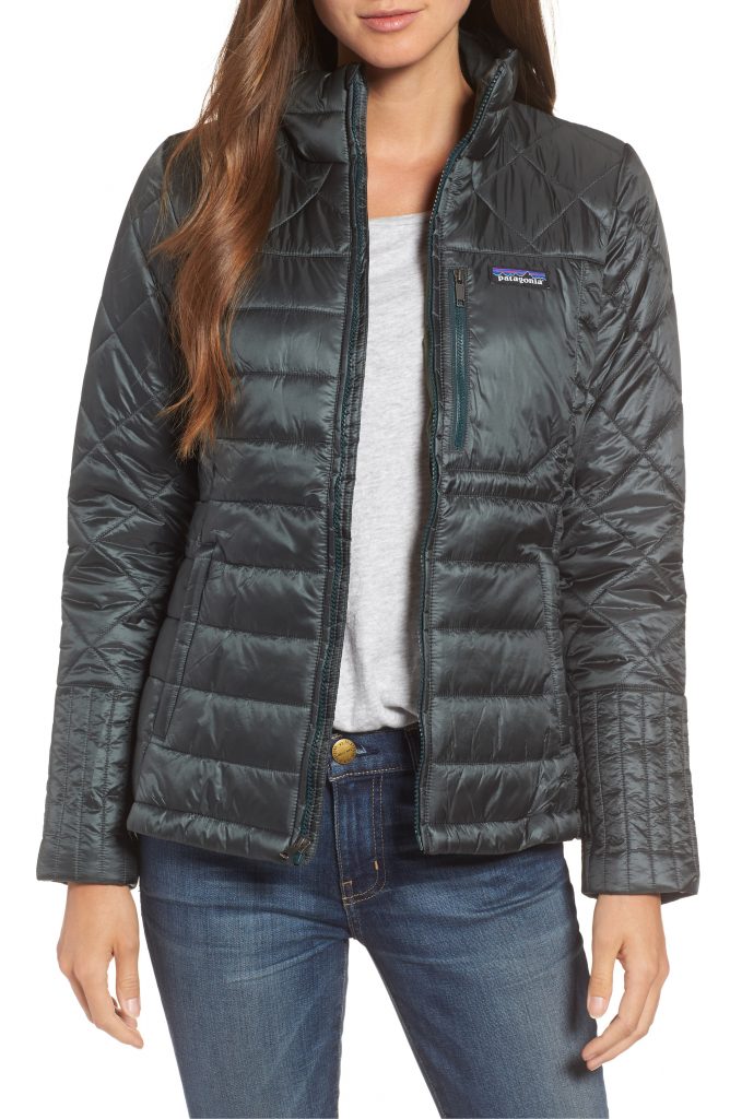 Patagonia's Radalie jacket for fall is water repellent, insulated and a great transitional piece