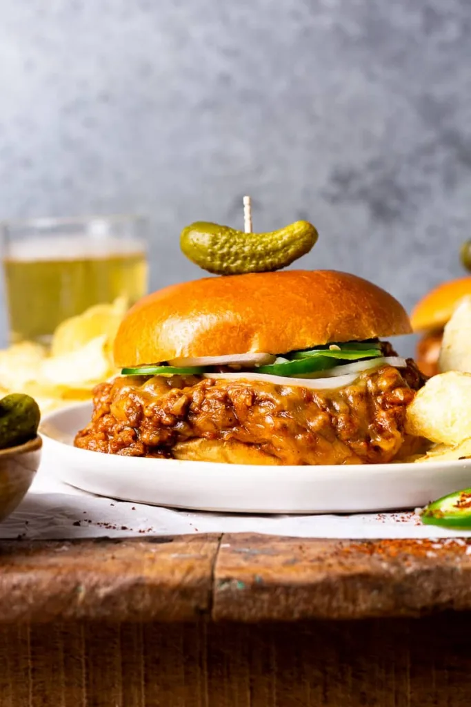 Philly Cheese Steak Sloppy Joes Recipe Print or Card
