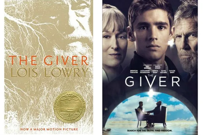 The Giver book and movie by Lois Lowry