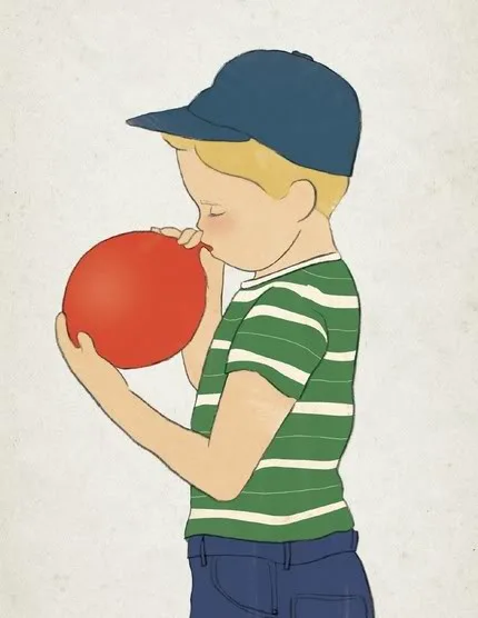 Childrens art that tells a story. A good story, too.