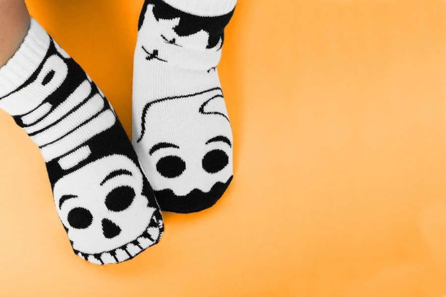 Our easiest Halloween costume tip for babies: Keep it simple with clever Halloween socks