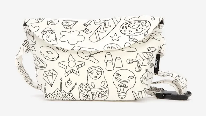 Back-to-school coloring accessories: Belly Bag by OMY