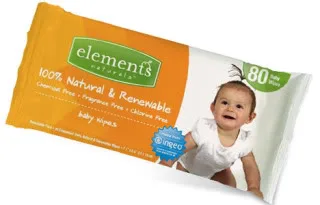 Natural baby wipes take care of babies and their home planet