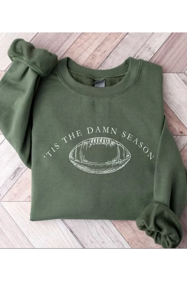 Love this football-themed sweatshirt for your favorite Swiftie