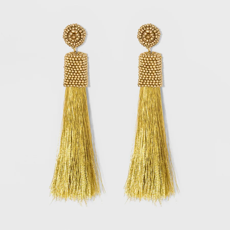 SUGARFIX by BaubleBar at Target: Gold Tassel Drop Earrings