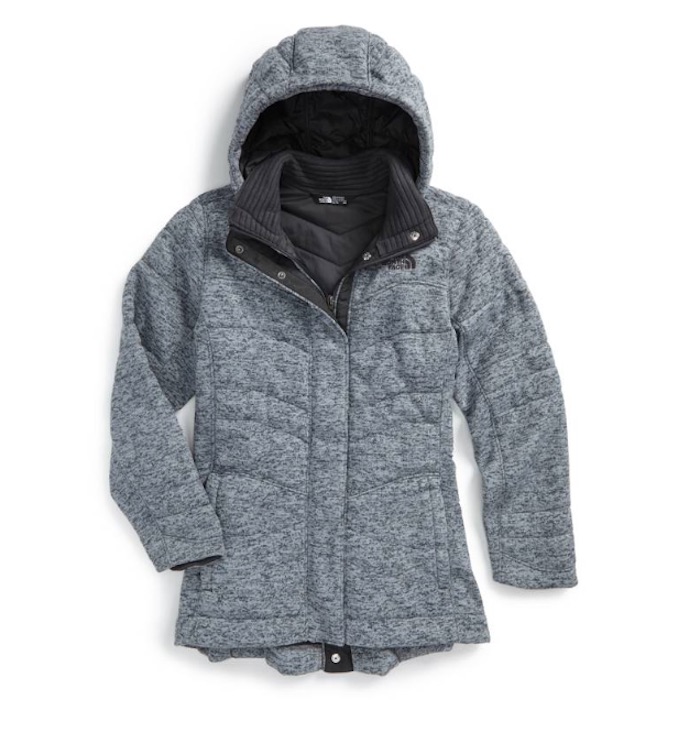 Warmest kids' winter coats: The North Face Indi 2 Hooded Knit Parka