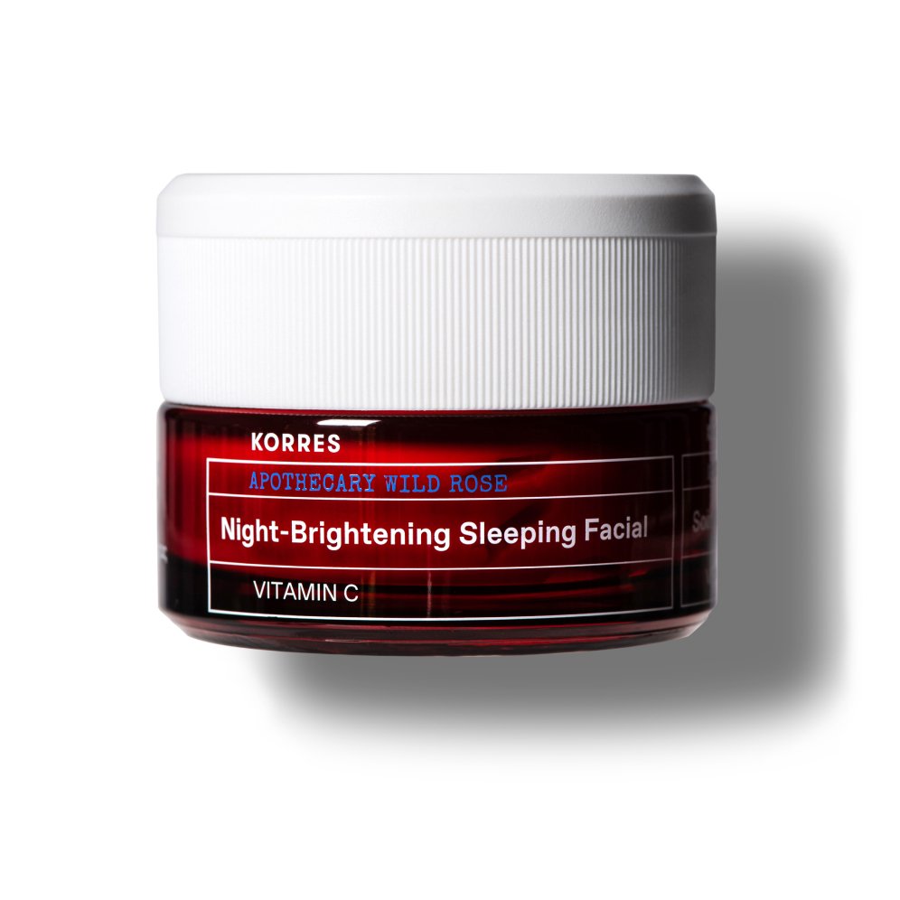 Korres night brightening sleeping facial is a cult favorite from this Greek beauty brand