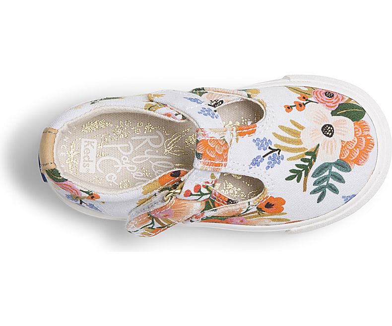 Keds Rifle Paper floral designs for toddlers and big kids