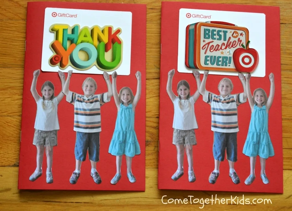 DIY gift card holder for teachers
